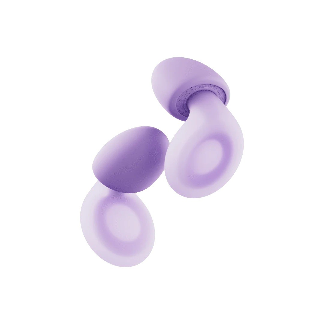 Official Loop Dream – Silicone/Memory Foam Earplugs for Sleep Comfort Lilac-NEW