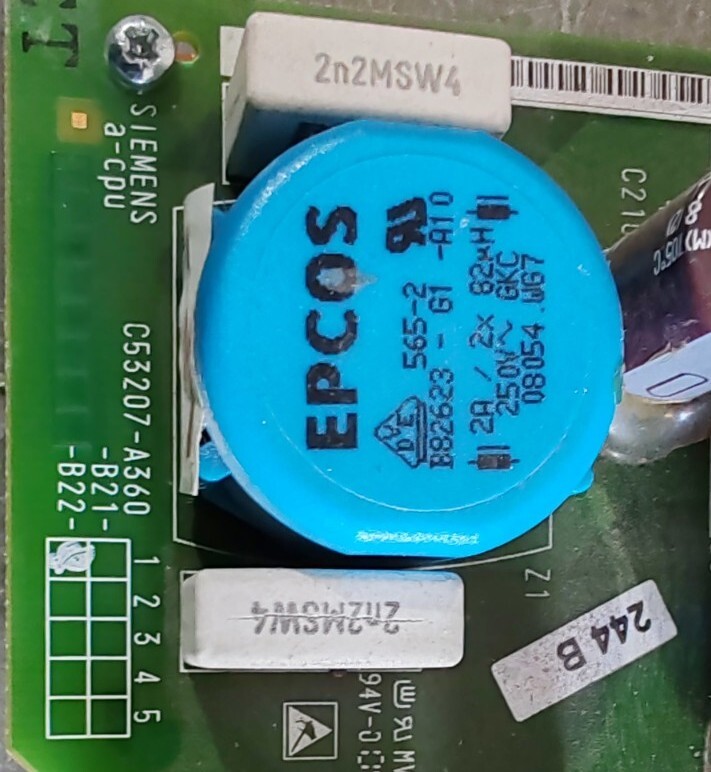 Siemens Overcurrent Protection PCB