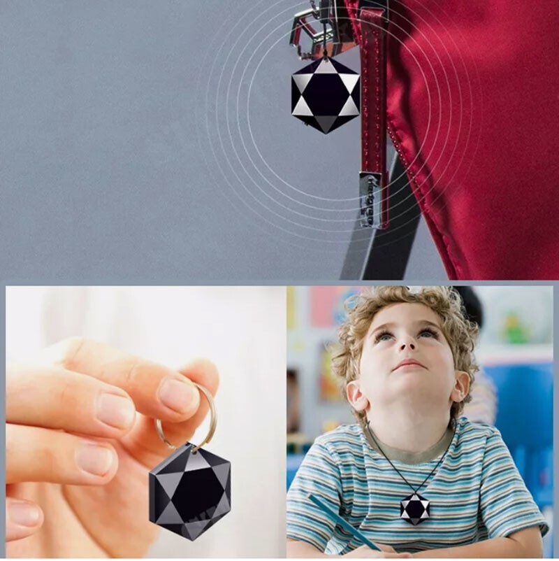 Q1 Mini sound necklace voice activated recorder hidden listening Audio recording