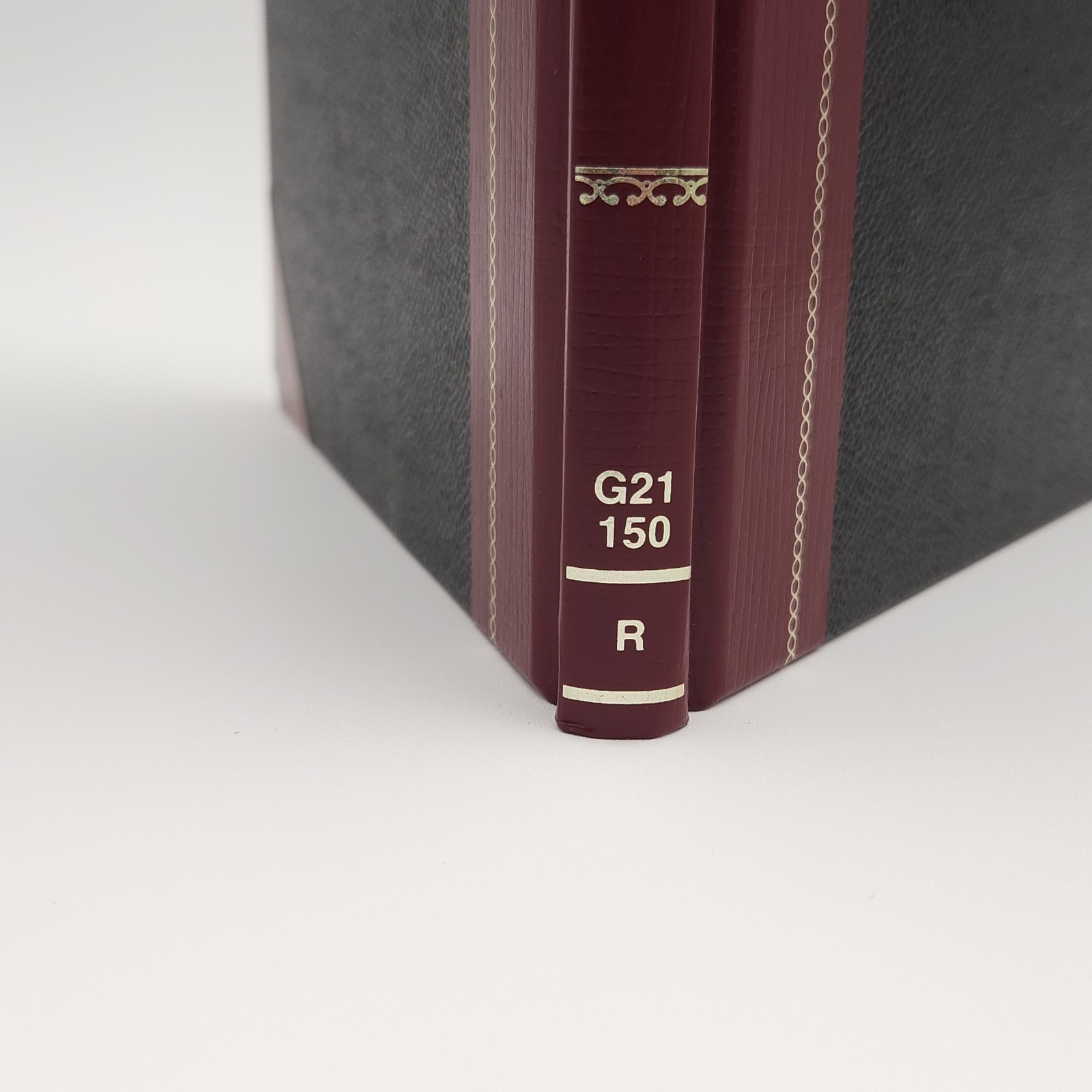 Boorum Pease Log Book G21 150-R Black Red Hardcover Ruled Journal Record Canada