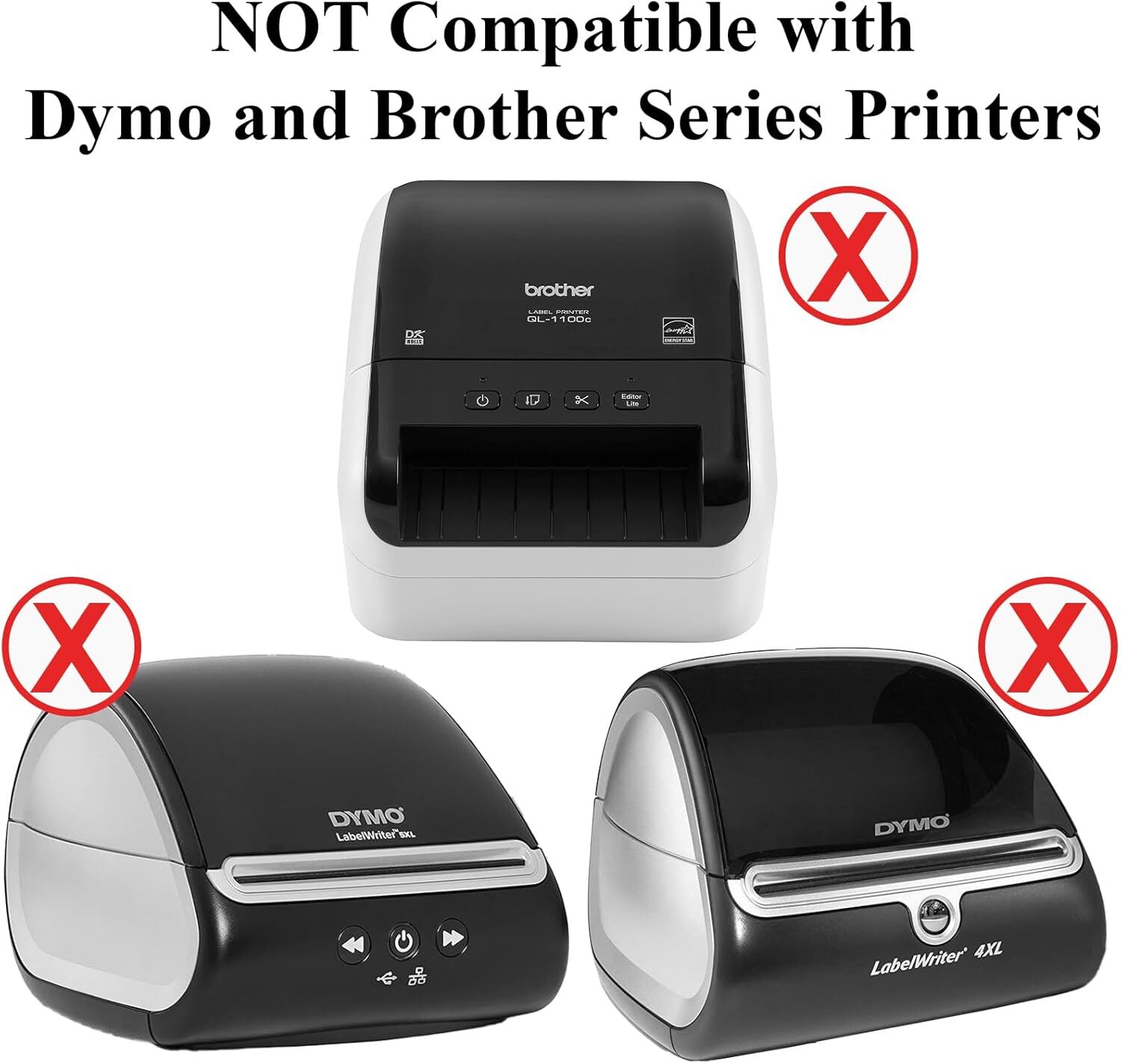 4″x6″ Direct Thermal Shipping Labels 500/450/250 Roll For Zebra Eltron Printers