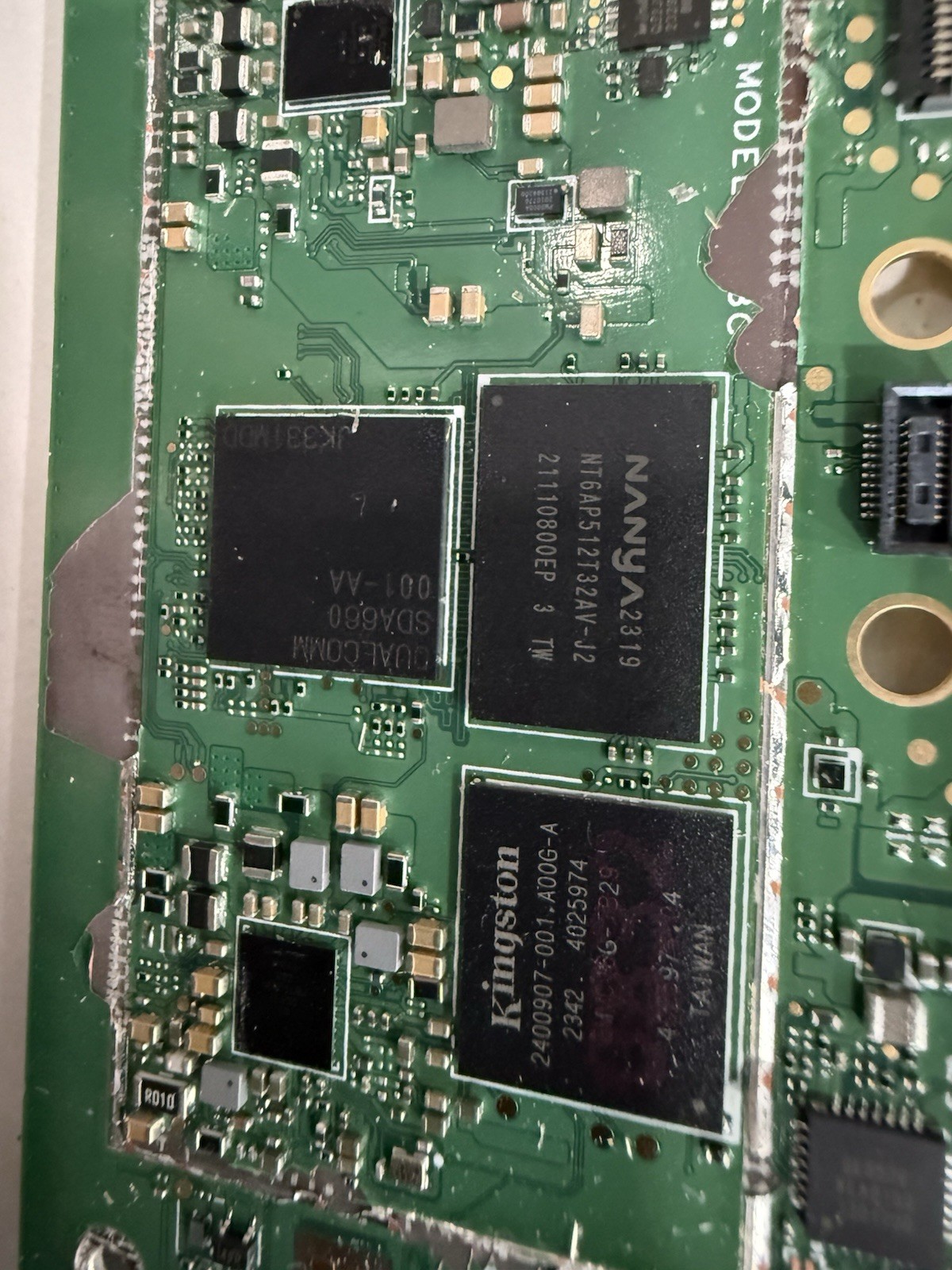 50x LPDDR4X 16Gb Boards – Clover POS – Chip Harvest Lot – 16GB eMMC SDA660 LTE