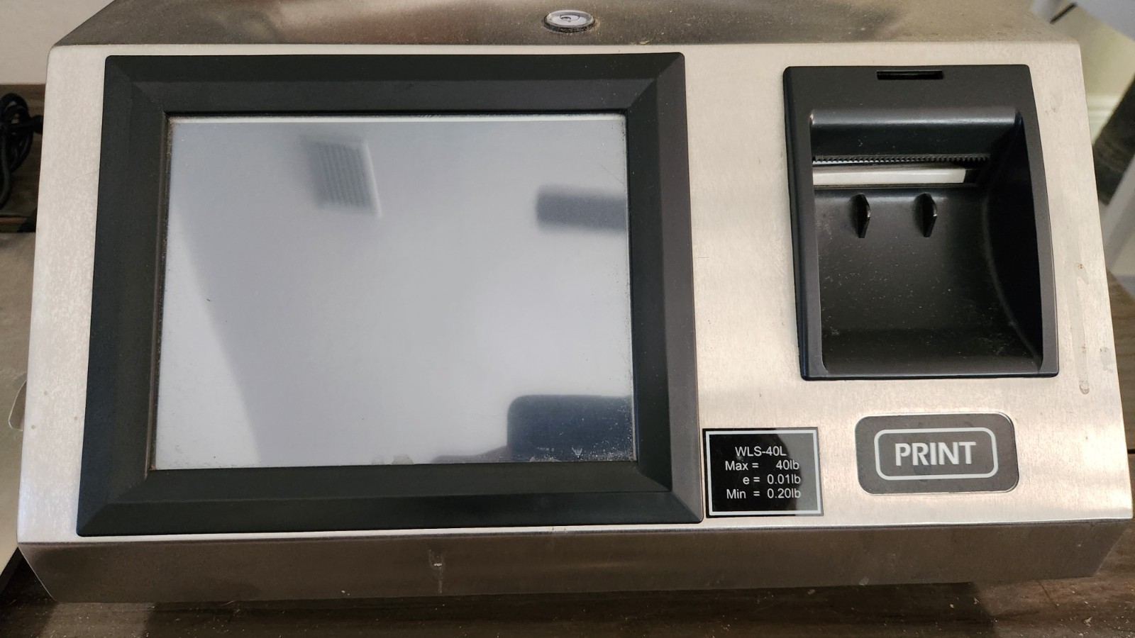 Tor Rey WLS-40L 40 lb. WiFi Thermal Label Printing Scale, Legal for Trade
