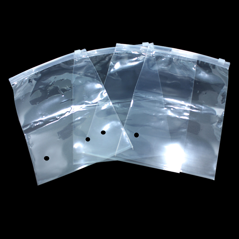 Clear Plastic Packaging Bag For Zip Transparent Resealable Lock Pouch Underwear