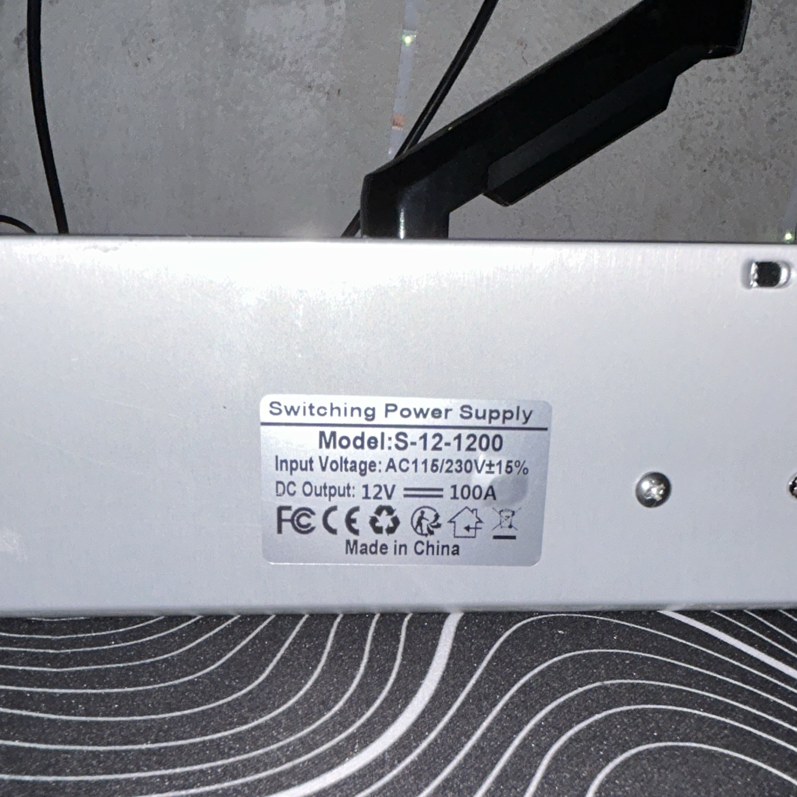 2 12v 100a 1200w Power supply’s