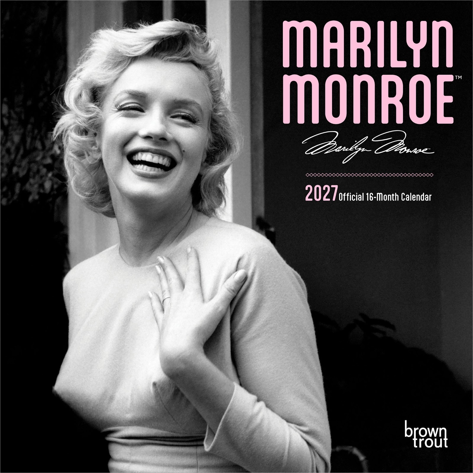 Marilyn Monroe OFFICIAL | 2027 7×14″ (Hanging) Monthly Mini Wall Calendar
