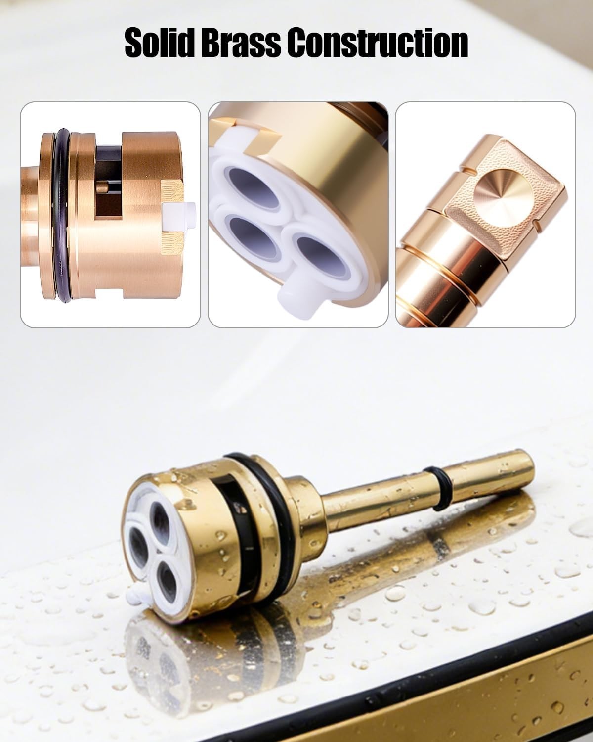 Diverter Cartridge Replacement for R11000 R22000 Brass Three Setting Design