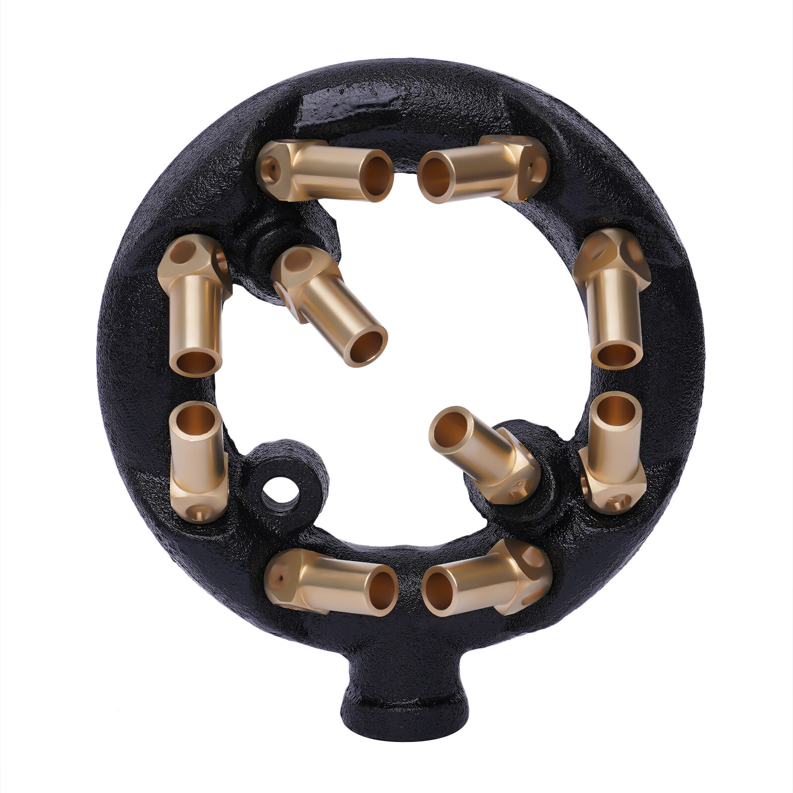 10-Head Jet Burner for Wok Cooking, 80,000 BTU Natural Gas Burner