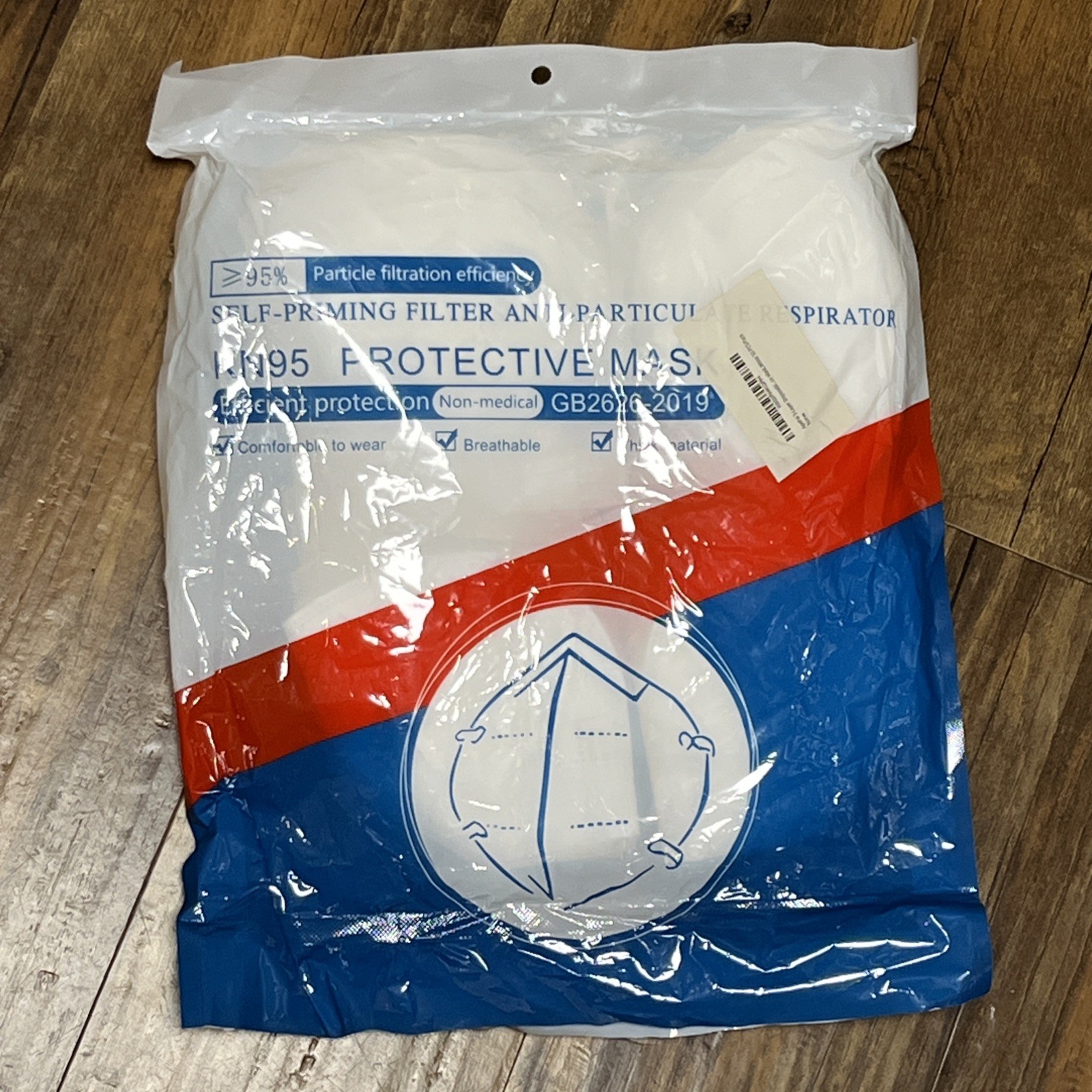 KN95 Anti-Particulate 5-Layer Masks 30PC In Single Pack GB2626-2019