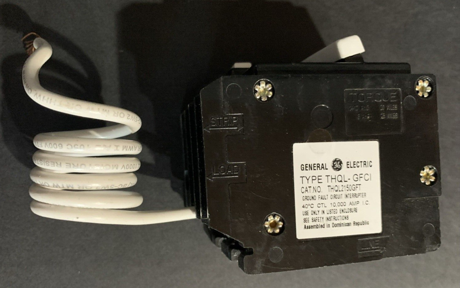 GE THQL2150GFT 2 pole 50 amp 120/240v Ground Fault Circuit Breaker NEW