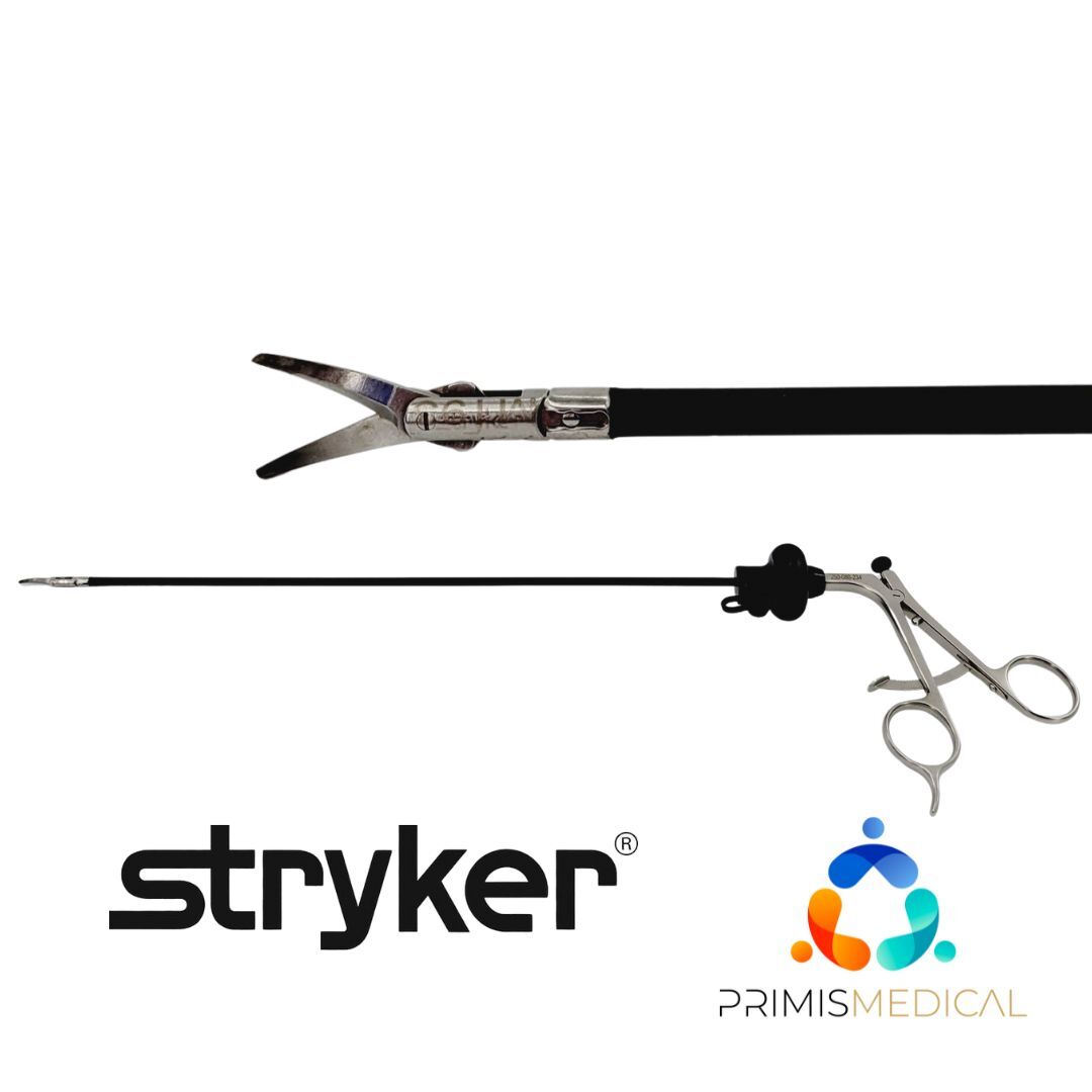 Stryker 250-080-234 Ratchet Handle w/ 250-080-262 Peritoneal Scissor