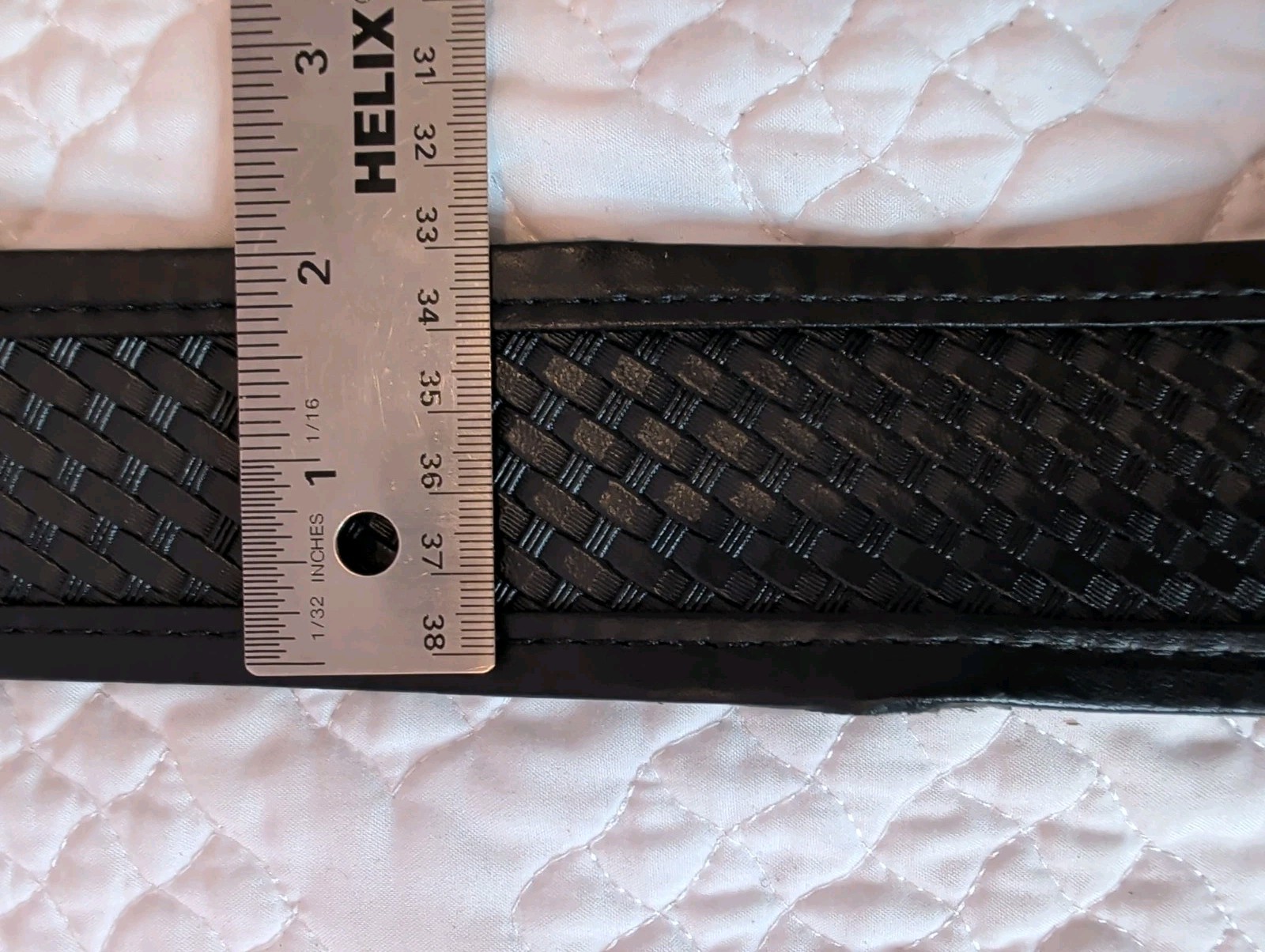Bianchi Accumold Elite Basketweave Leather Duty Belt 52″ -58”