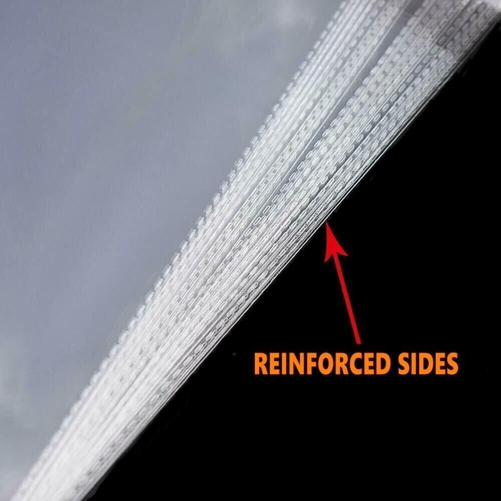Resealable OPP Bags 1 Mil Thick – 7 Sizes, Crystal Clear Self Adhesive Poly Bags