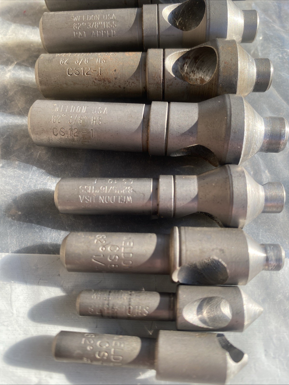 Weldon Countersink Assorted Sizes 9 Total