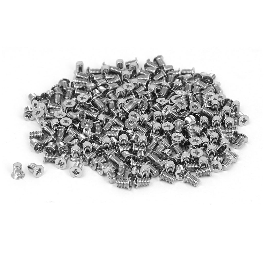 300pcs Flat Phillips Head Hard Drive Screw M3x4.8mm for PC Computer