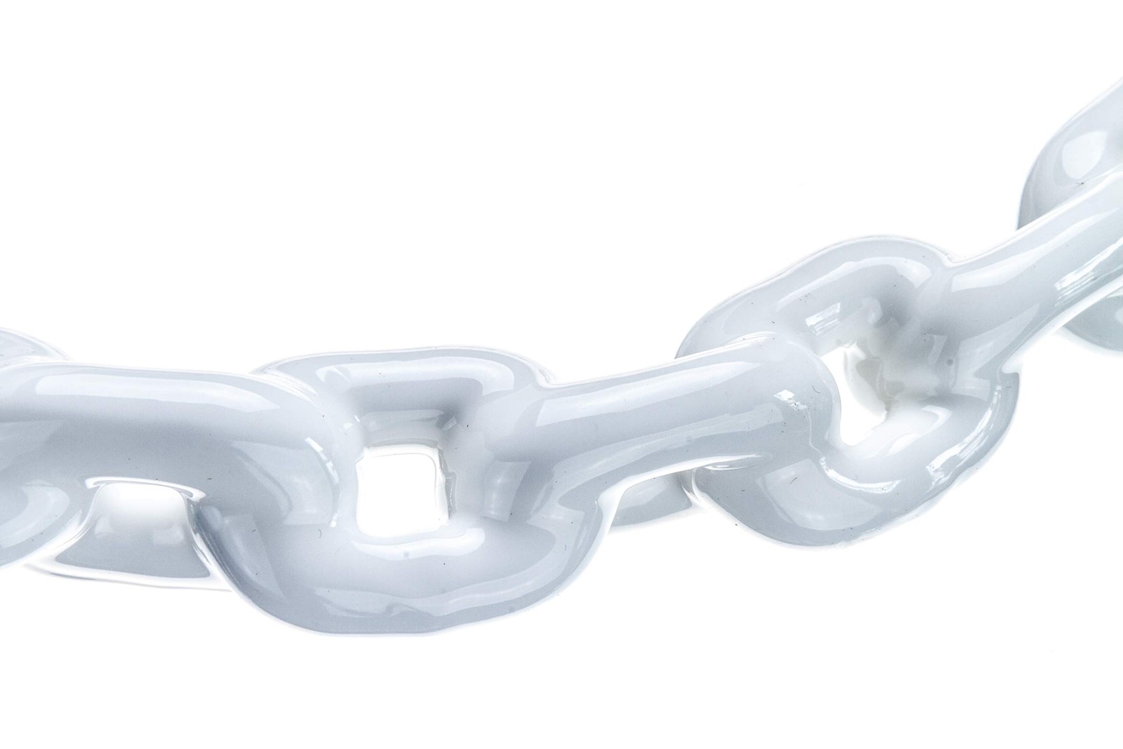 Seachoice White PVC Coated Anchor Chain: 4 Feet of Boat-Stopping Power!