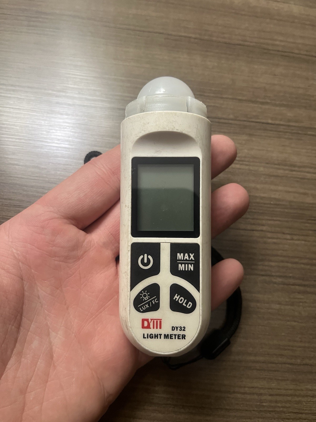 Spectrometers DY32 Lux Meter 0-200,000 Lux Portable Range Light Meter Used