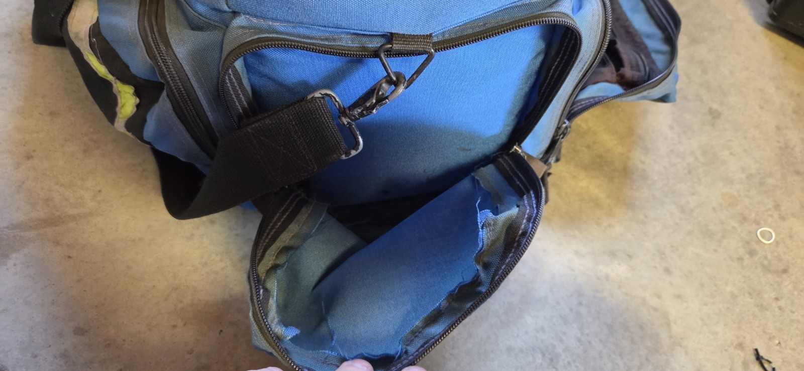 Iron Duck Trauma Bag, Nylon, 23 in L, 17 in W, Blue Ems Bag #2