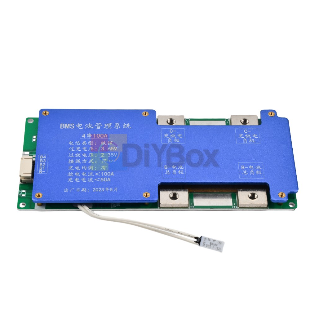 4S 14.6V / 8S 24V 100A BMS LiFePO4 Battery Balance Charge Protection Board New
