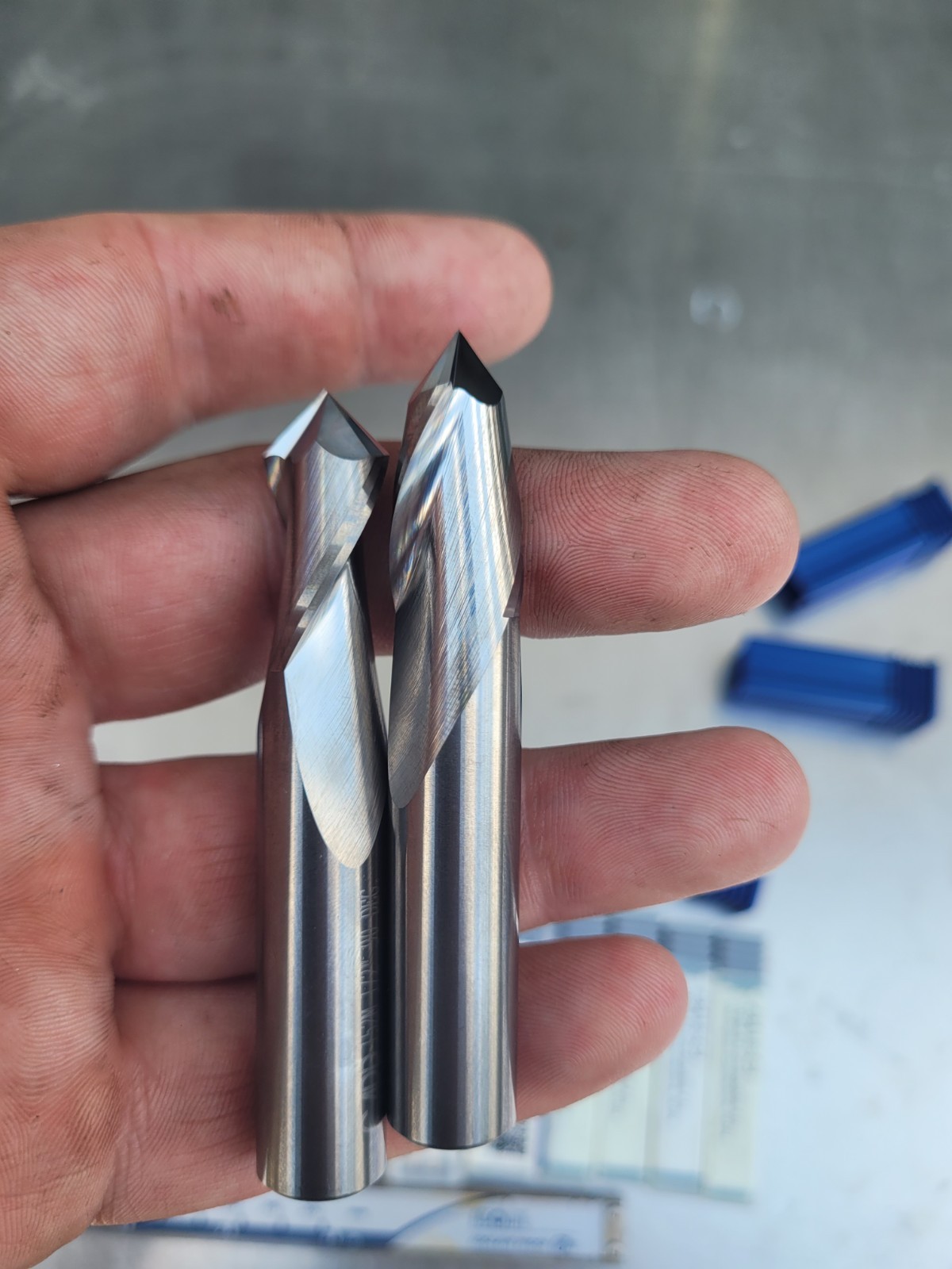 Tool Lot (Carbide Drills And End Mills)