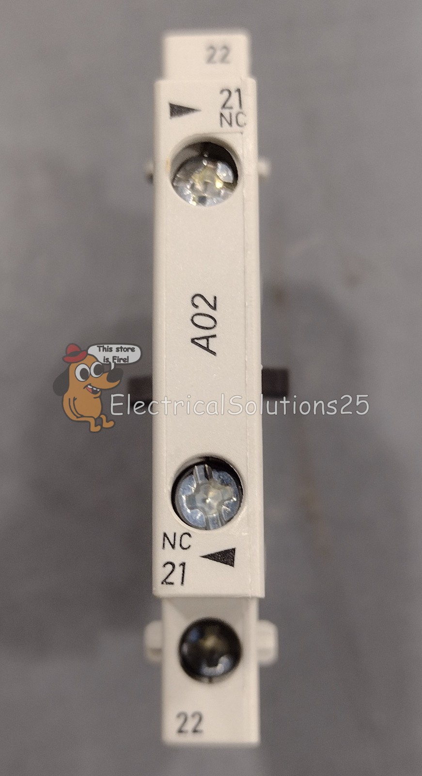 New Allen Bradley 100-MCA02 Auxiliary Contact Block 2 NO 600V – Free Ship
