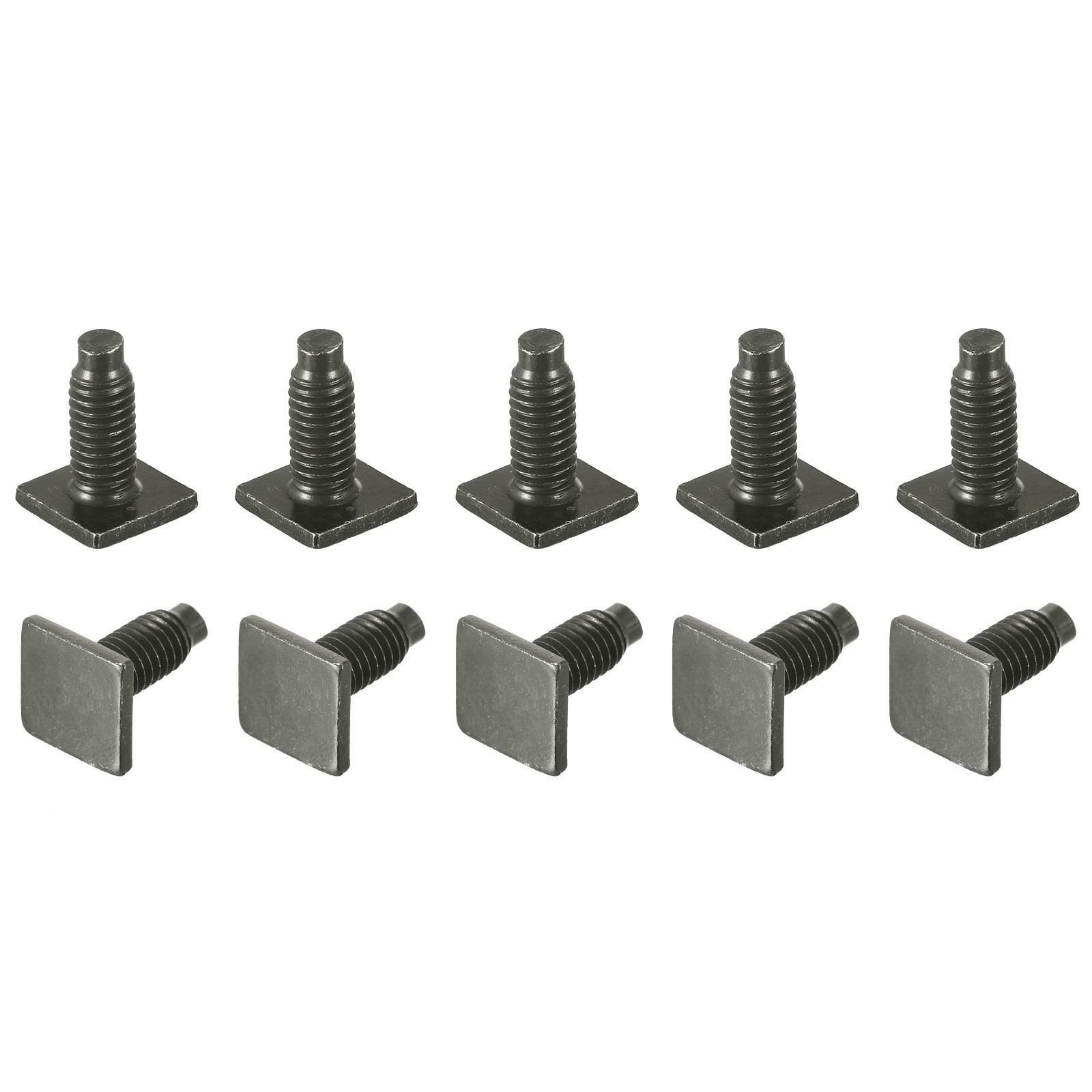 10pcs Square Head Bolt M6x15mm Carbon Steel Grade 8.8 Square Screws