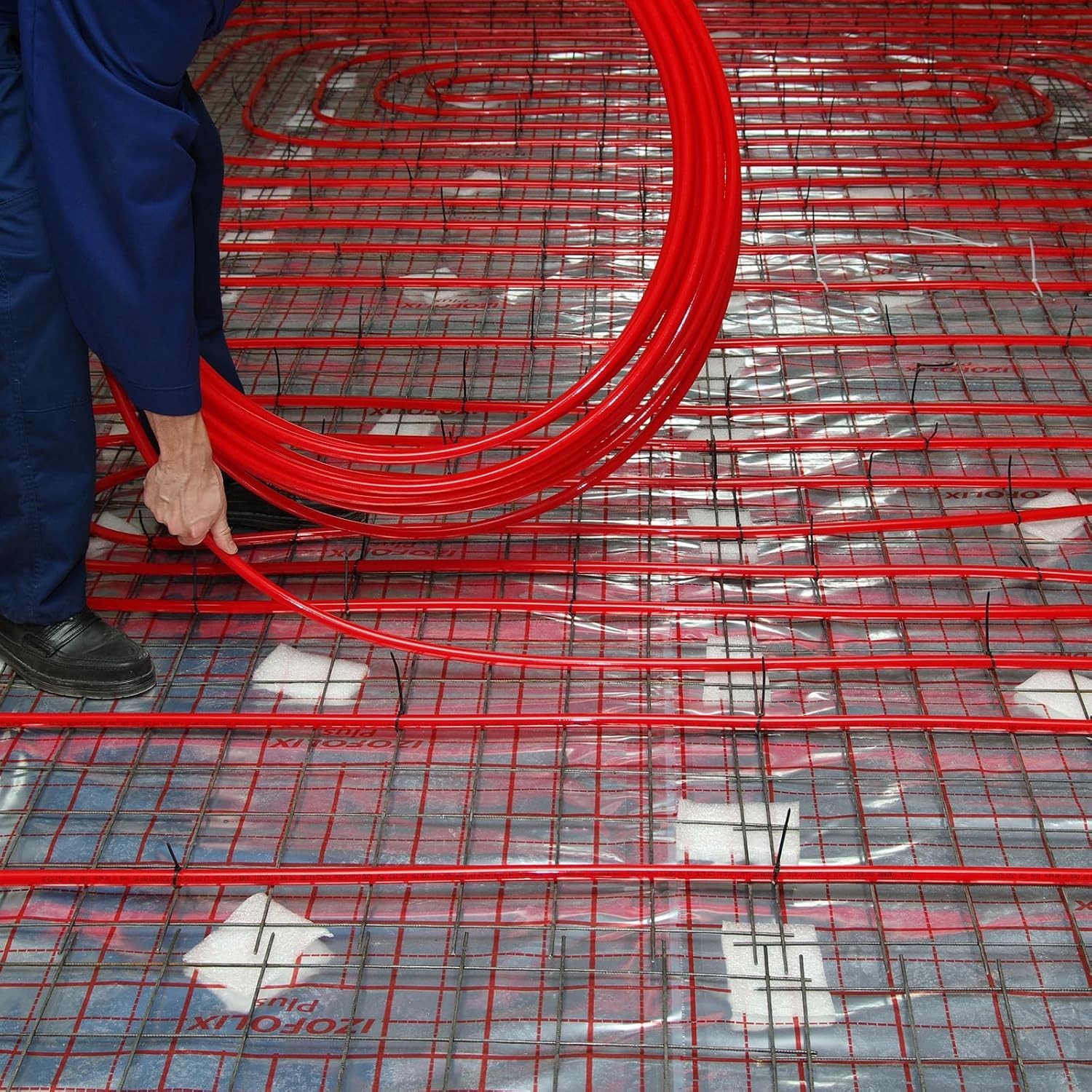 Blue & Red PEX-A Pipe 3/4″, 200ft with Free Cutter Included