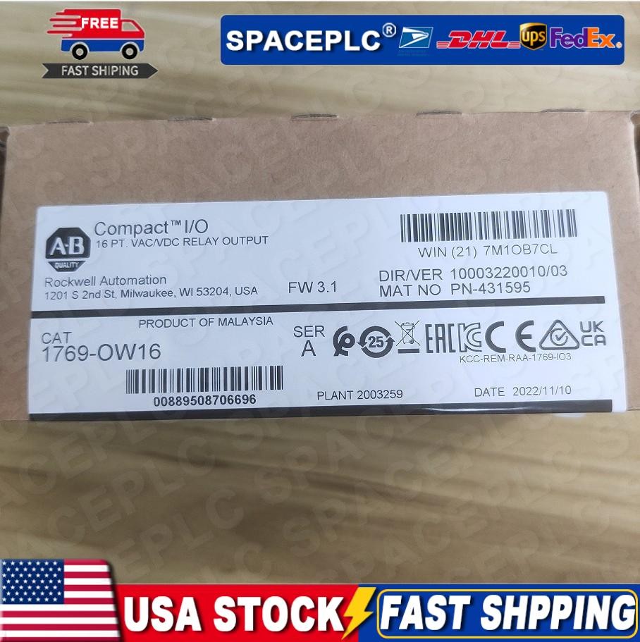 AB 1769-OW16 SER A Allen Bradley 1769OW16 CompactLogix Relay Output Module New