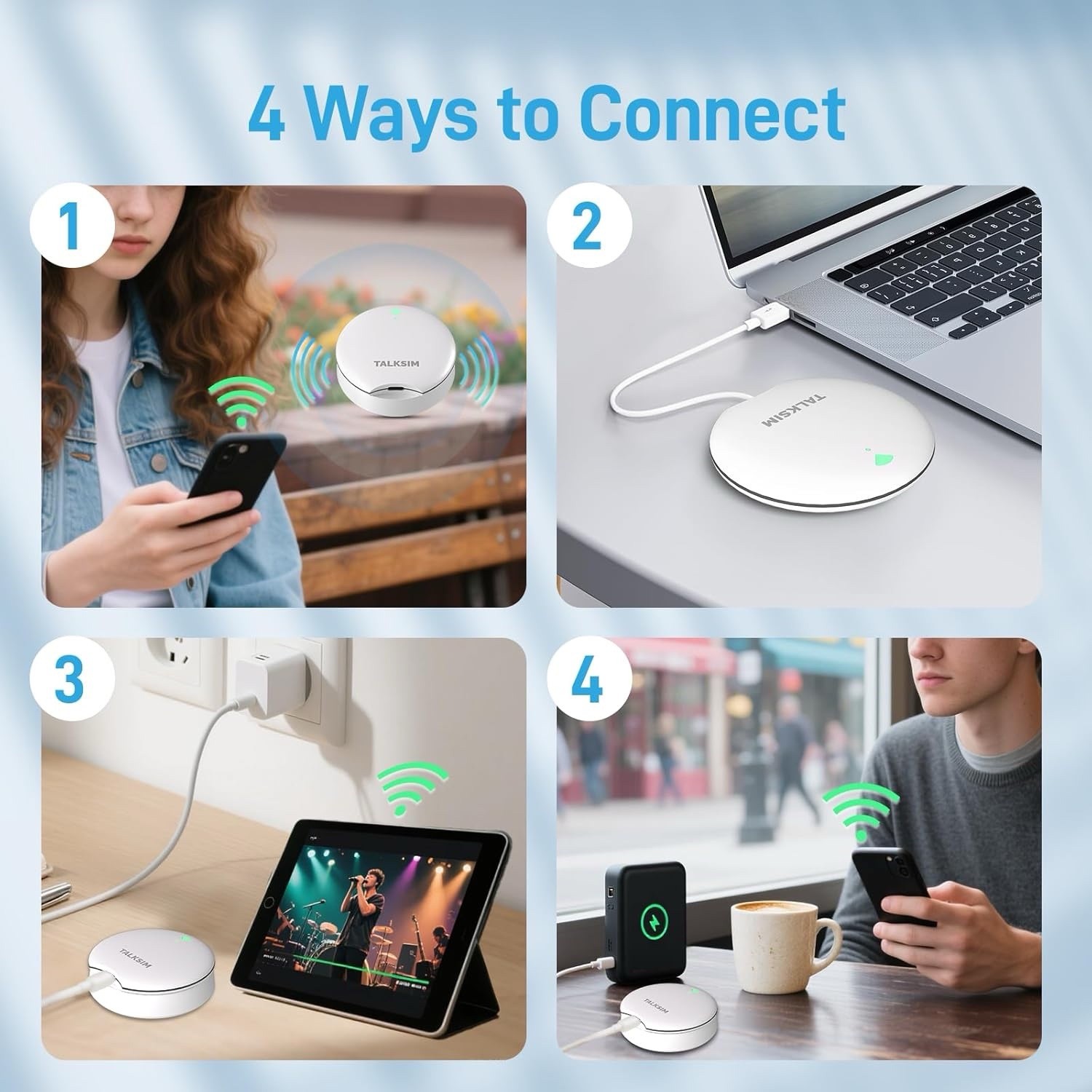 UFO Mobile Hotspot with 5GB Data, Portable Pocket WiFi 6 & 4G LTE Hotspot