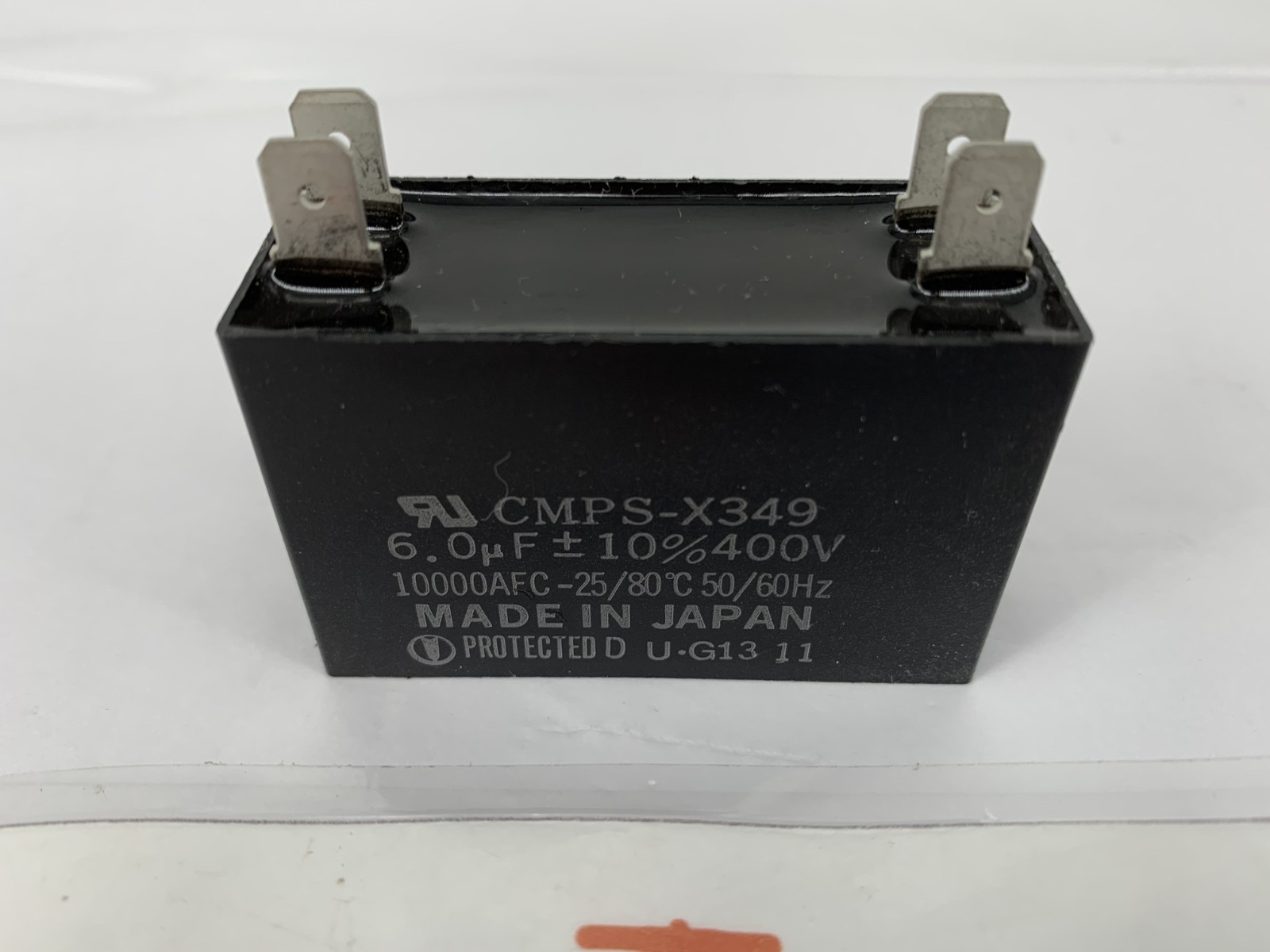 Hoshizaki Shizuki Electric CMPS-X349 Motor Run Capacitor 6.0 µF +/_ 10% 400VAC