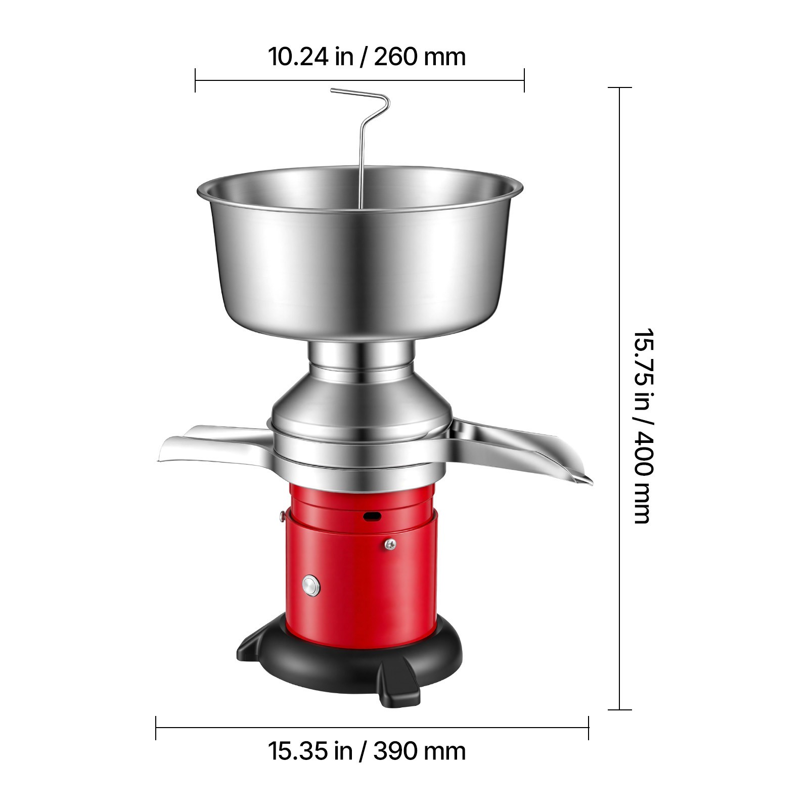 Uimoso Electric Milk and Cream Separator with 60L/H Capacity