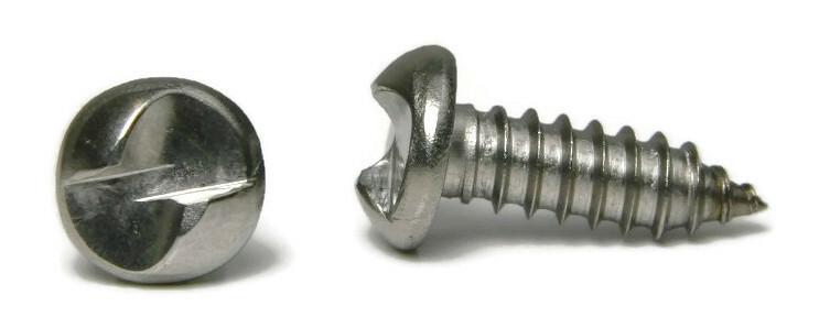 Security Screws 18-8 Stainless Steel One Way Tamper Proof Sheet Metal Screws #8