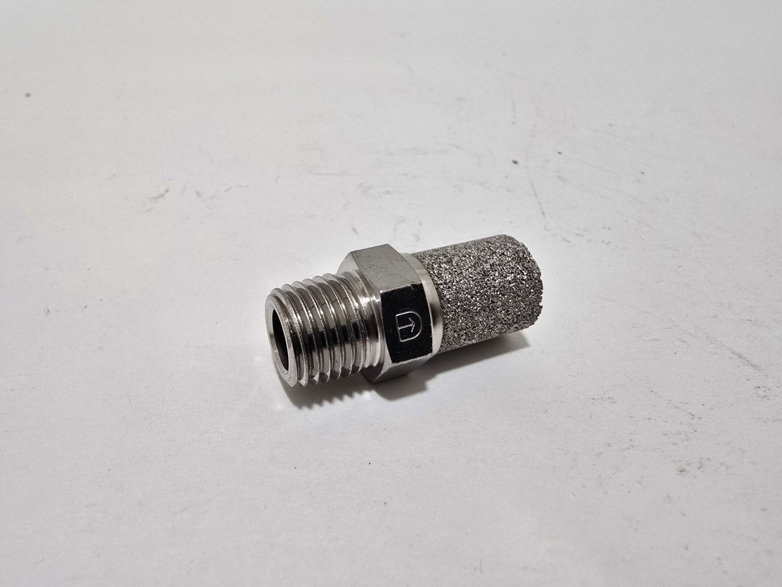 Exhaust Muffler NPT 1/4 Sintered 316 Stainless Steel Pneumatic Air Muffler
