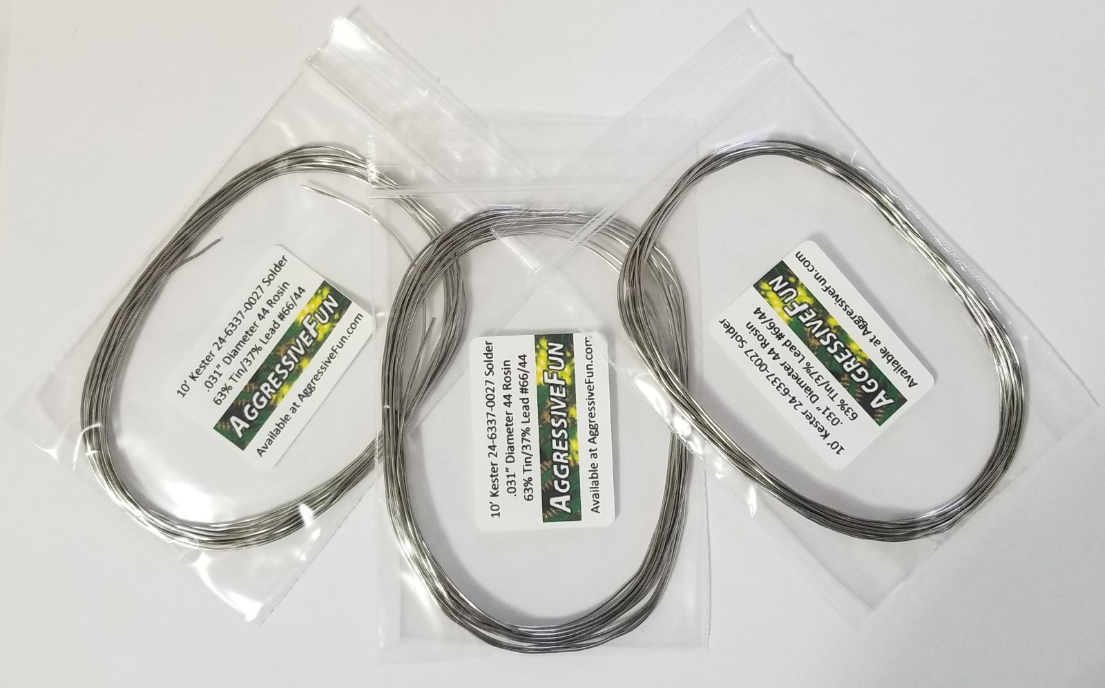 Kester 44 Rosin Core Solder .031″ .8mm 63/37 Eutectic 24-6337-0027 30ft 1.1oz