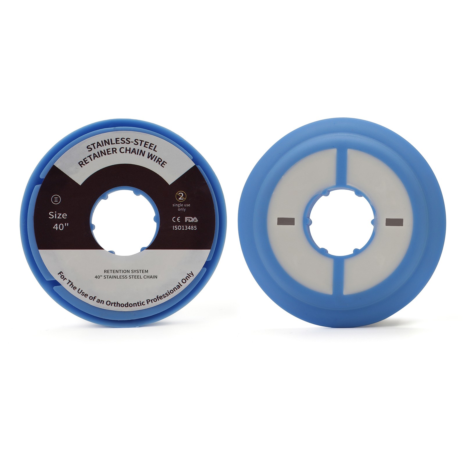 Cadena de Retenedor de Acero Inoxidable Ortodoncia Dental Alambre de 40 Pulgadas