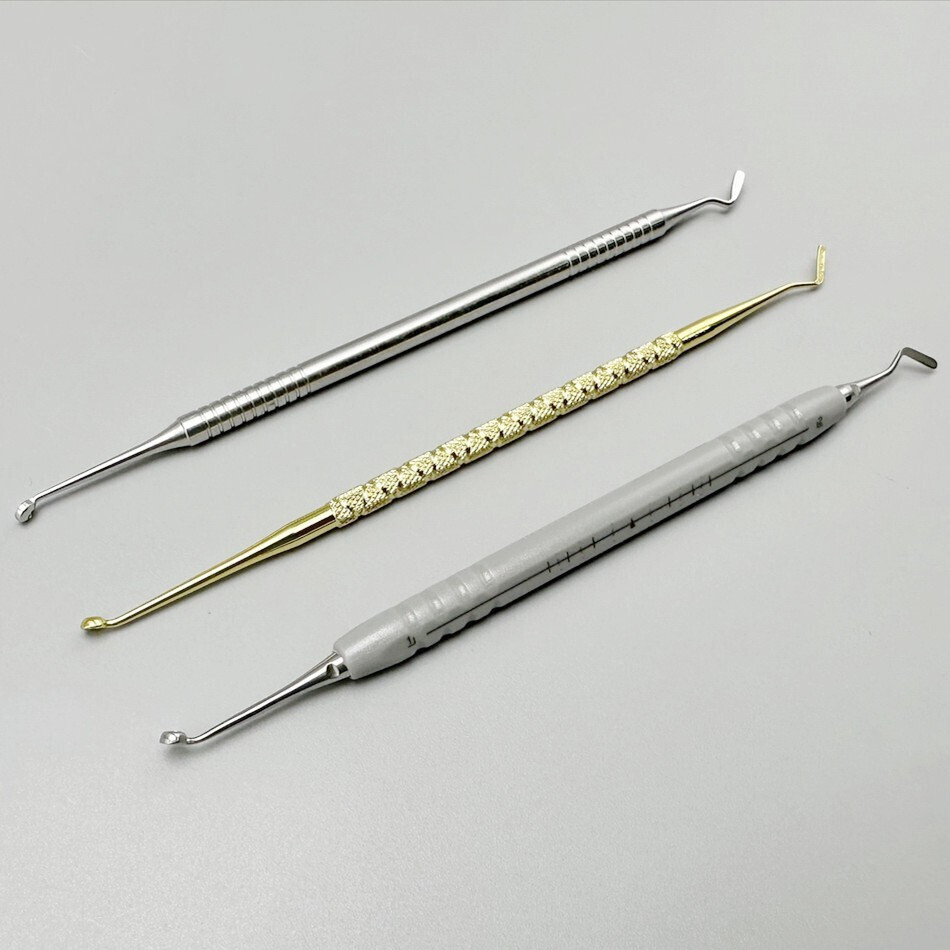 Dental Foam Pads Kit Composite Resin Handle Resin Filling Spatula Handle Veneer