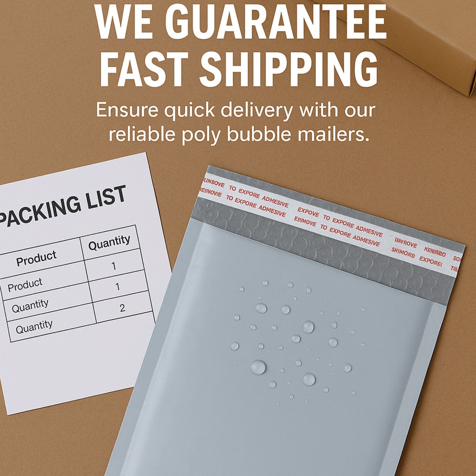 4X8 #000 Poly Bubble Mailers Padded Envelopes Self Seal Shipping Packing Bags
