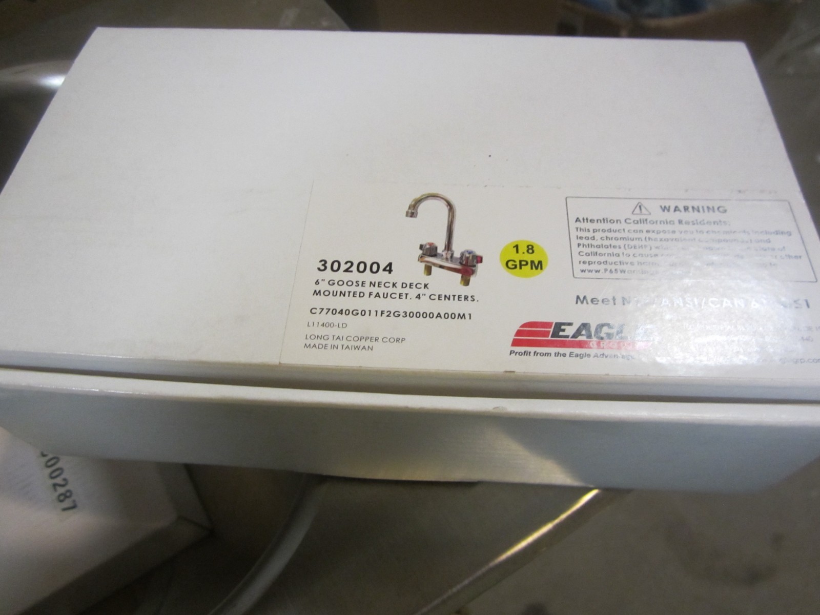 Eagle Group SR10-14-9.5-1 One Compartment Stainless Steel Drop-In Sink with Deck