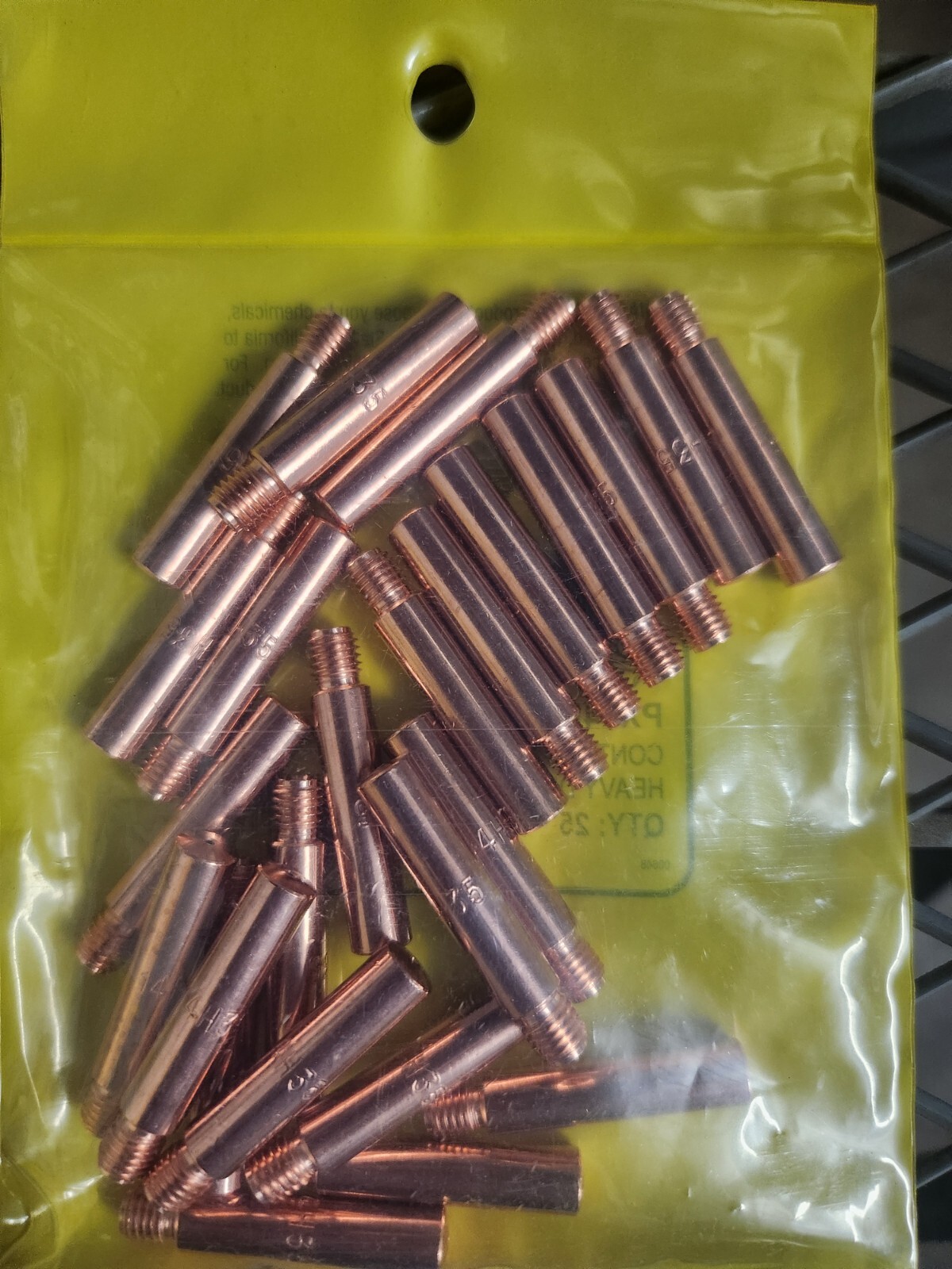 PROFAX PX14H35 CONTACT TIP HD .035 (KP14H35), 25 PACK