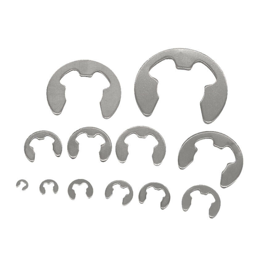 Retaining External Circlip Stainless Steel E Clips Snap Clip Circlip 2mm to 12mm