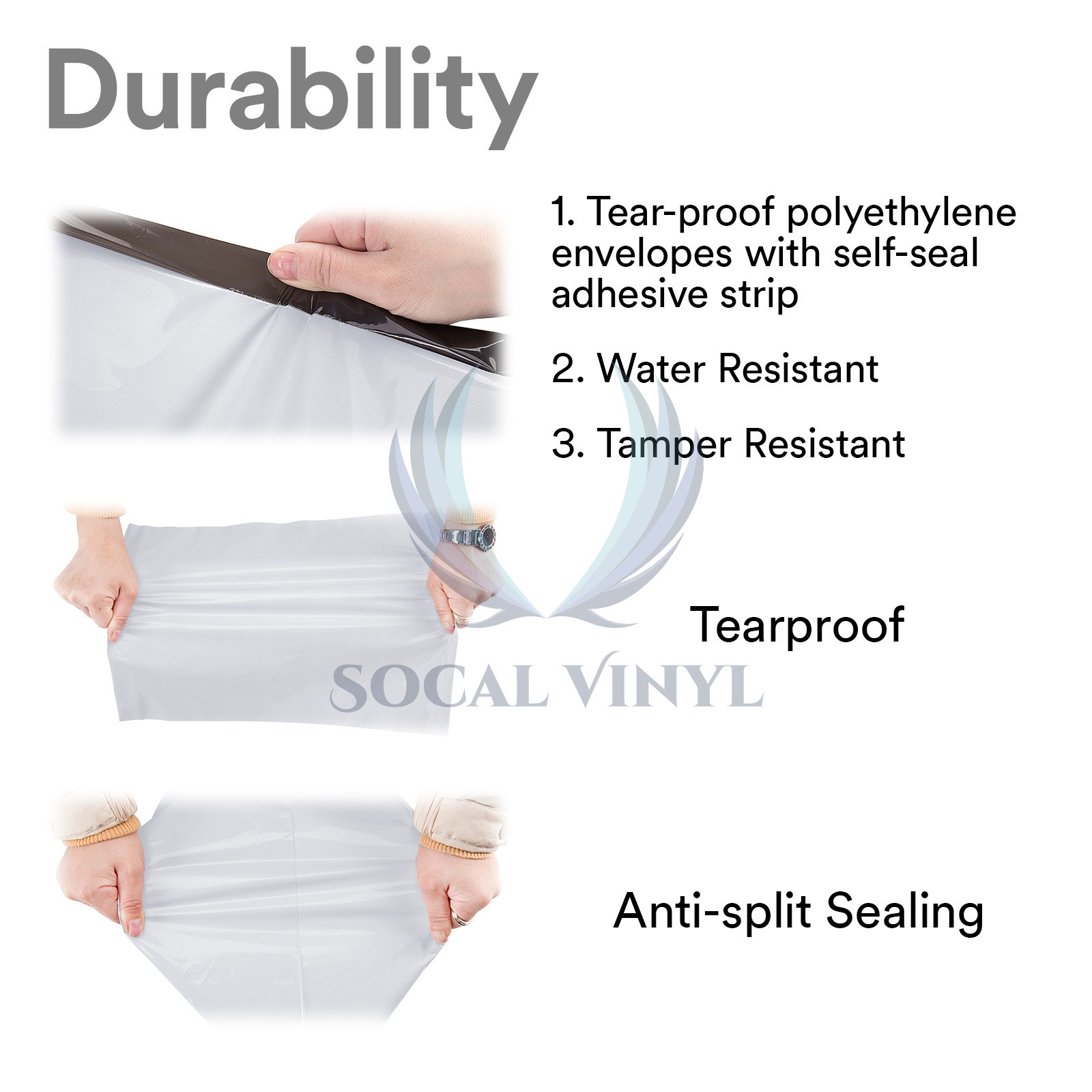 11″x15″ Poly Mailer Mailing Shipping Waterproof Envelopes Tear-Proof Postal Bags