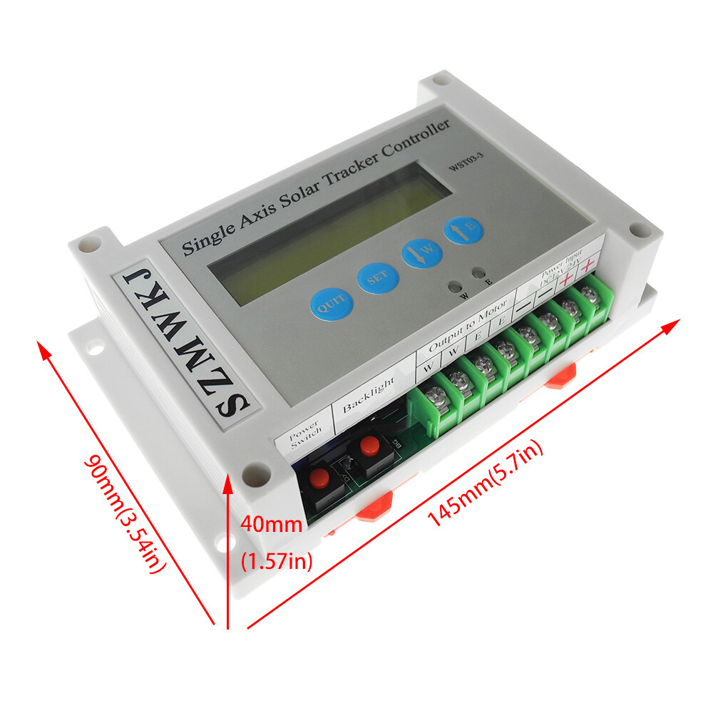 Single Axis Solar Tracker System -14″ Inch 12V 1500N Linear Actuator +Controller