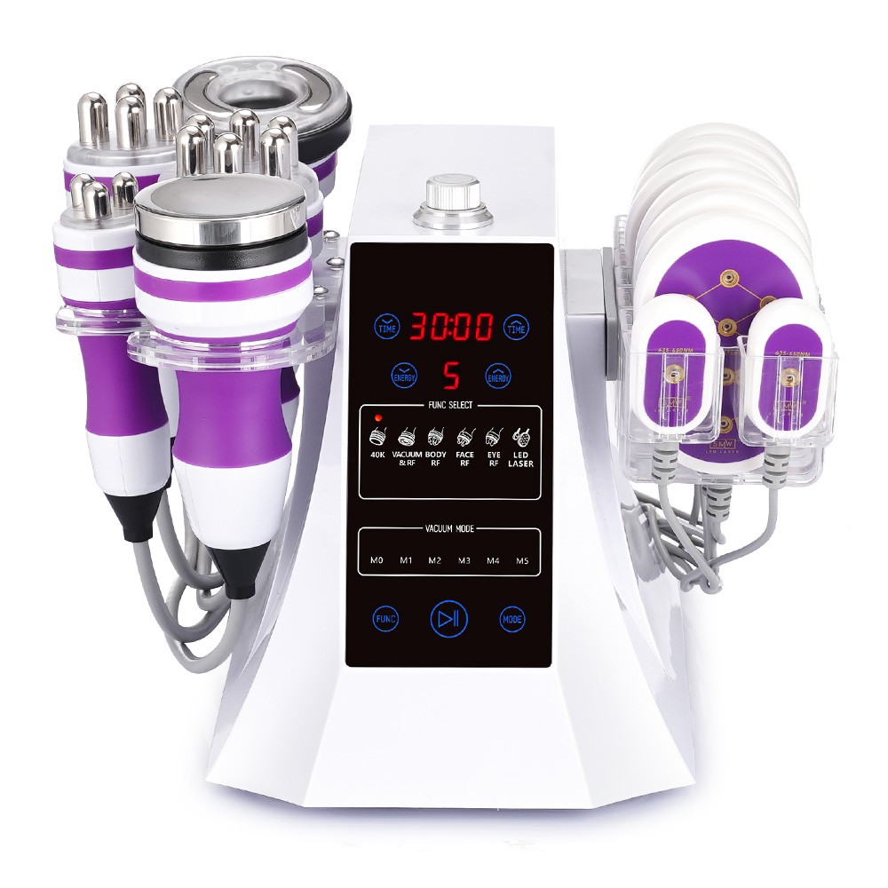 6 in 1 40-K Beauty Machine for Body Massage Facial Skin Care Skin Lifting Lost