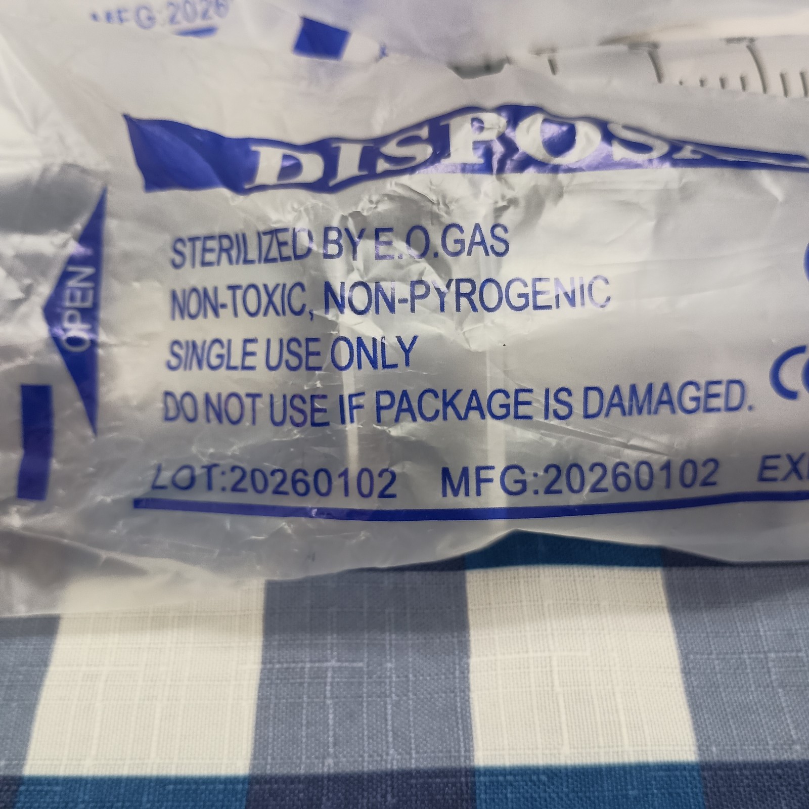 Lot Of 9 Disposable Syringes 60 ML/CC Sterile Single Use Labs & Dispensing