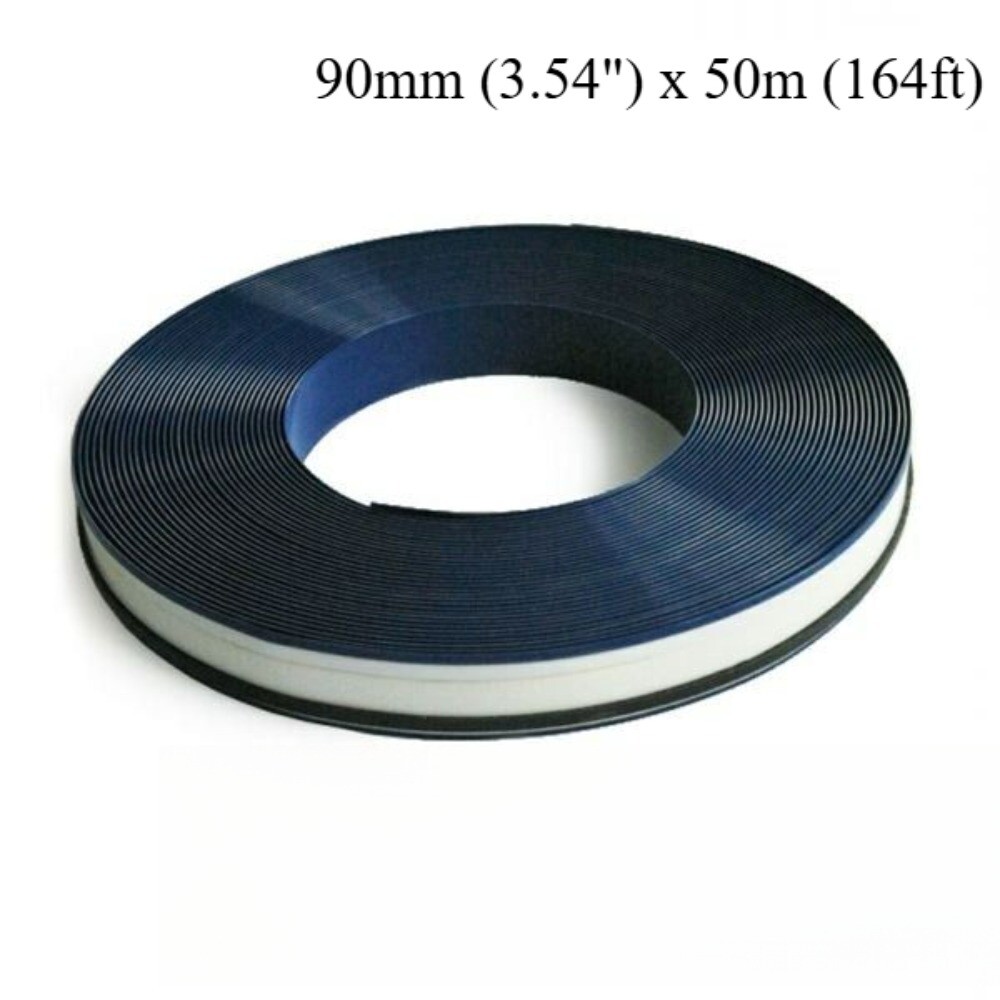 90mm (3.54″) x 50m (164ft) Channel Letter Coil Aluminum Trim Cap w/ PC& Foam NEW