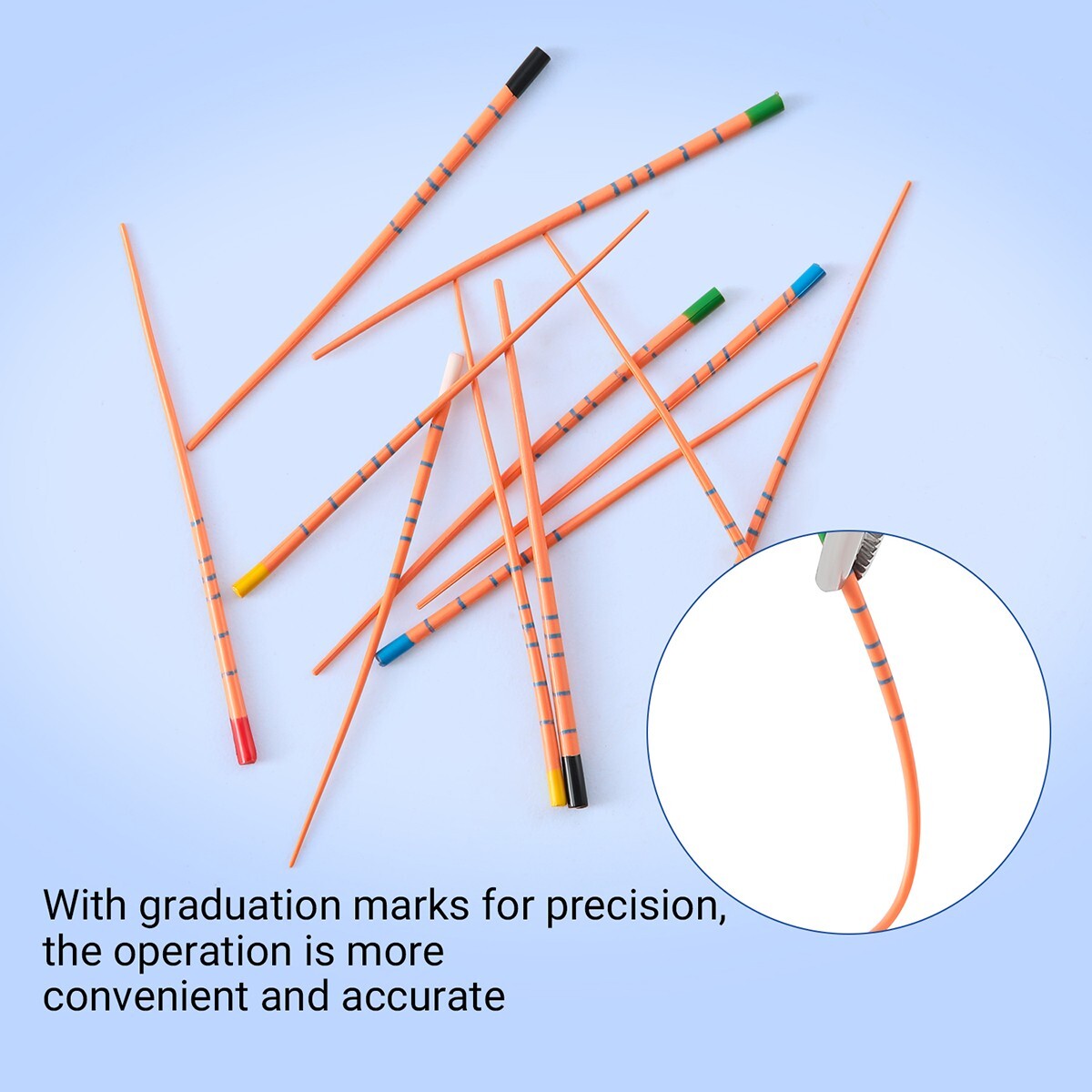 Dental Endo Gutta Percha Points/Root Canal Absorbent Paper Point + Scale Taper