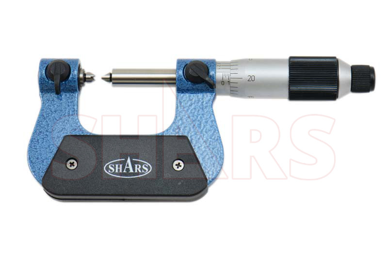 0- 1″ Screw Thread Micrometer .0001″ Graduation Anvil NEW ^}