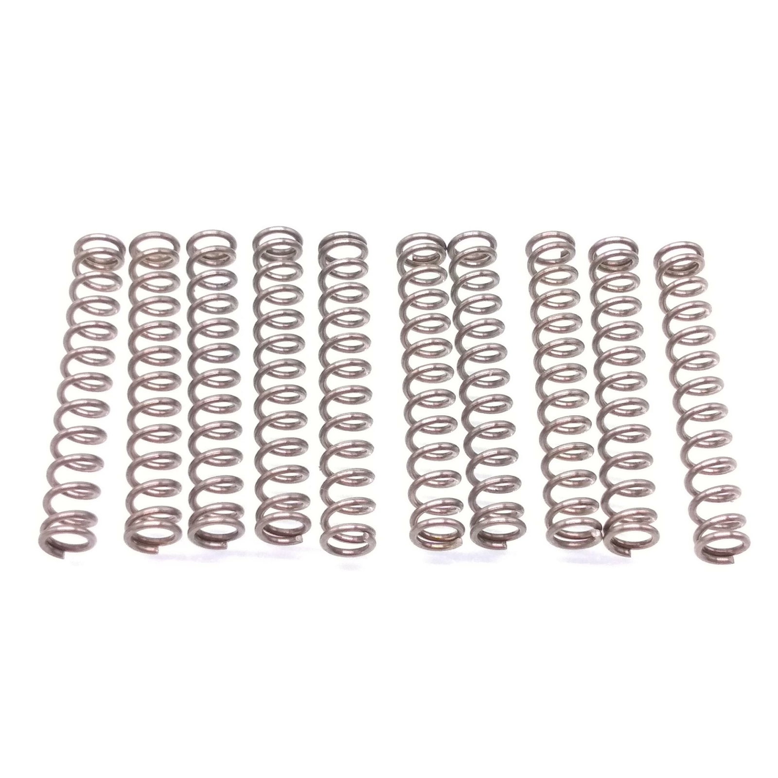 10x 0.6mm Wire Dia Stainless Steel Compression Spring Pressure OD 4mm Length 25