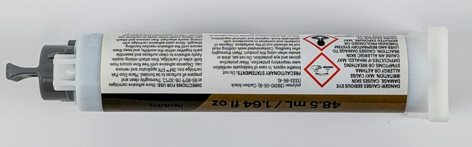 3M Scotch-Weld DP604NS Urethane Adhesive Black 48.5mL Structural Duo-Pak