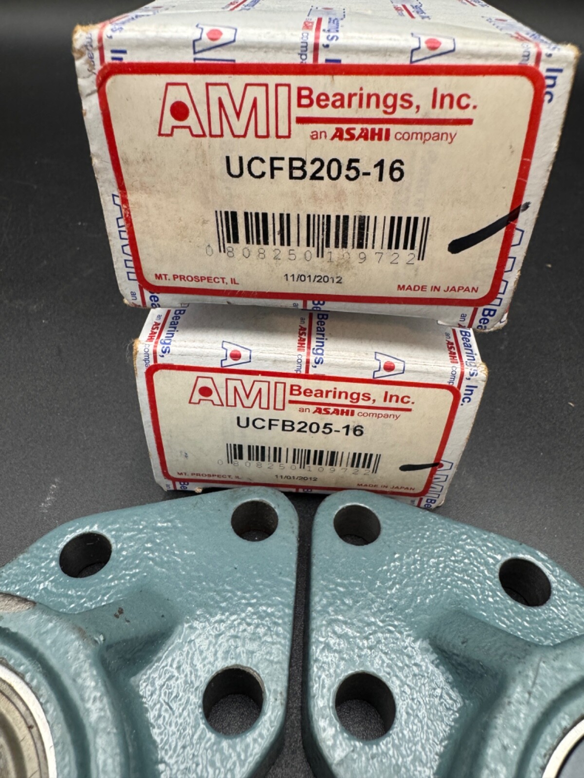 2 NEW UG205-16 – AMI – 1″ NORMAL DUTY WIDE ECCENTRIC COLLAR BRG INSERT